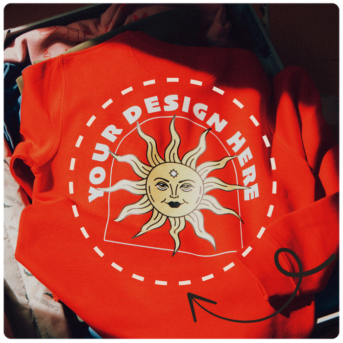 custom printed hoodie